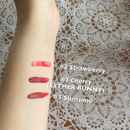 ブラッディライアー コーティングティント/lilybyred/リップティントを使ったクチコミ(2枚目)