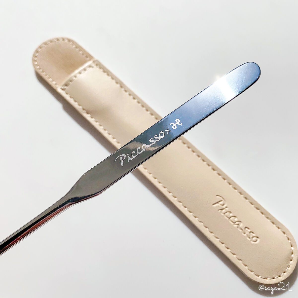 ピカソ メイクアップ スパチュラ /PICCASSO/その他化粧小物を使ったクチコミ（1枚目）