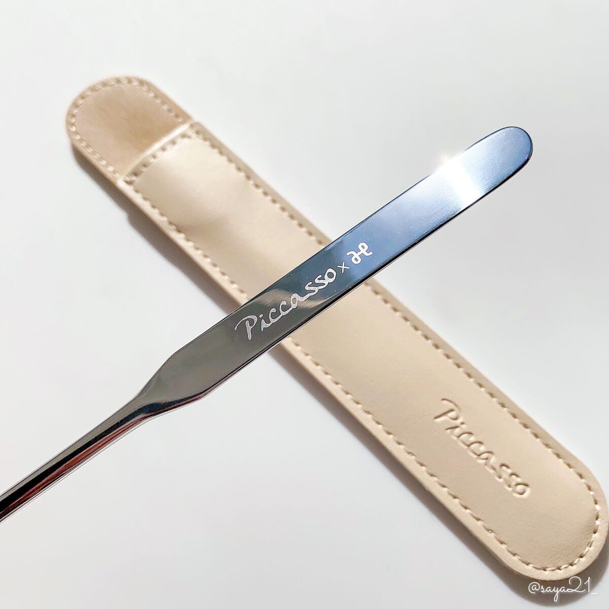 ピカソ メイクアップ スパチュラ /PICCASSO/その他化粧小物を使ったクチコミ(1枚目)