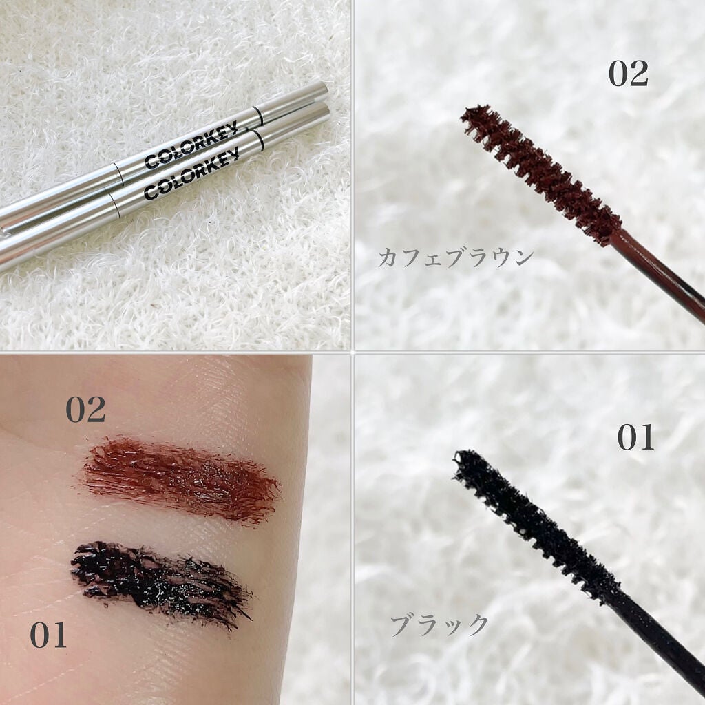 デュアルエンドアイライナー ロングマスカラ/COLORKEY/マスカラを使ったクチコミ(4枚目)