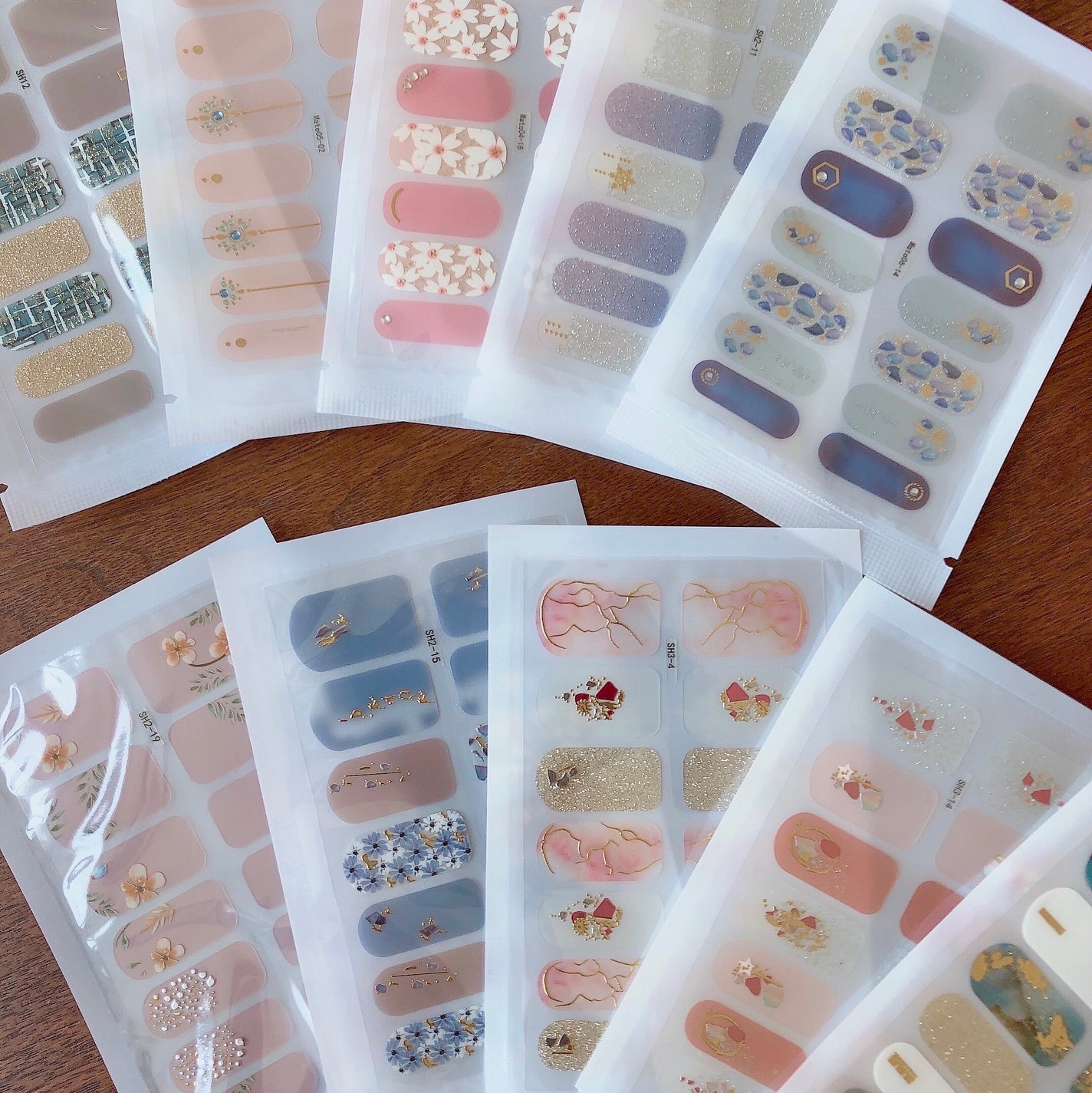 ネイルシール/Qoo10/ネイルシールを使ったクチコミ(3枚目)