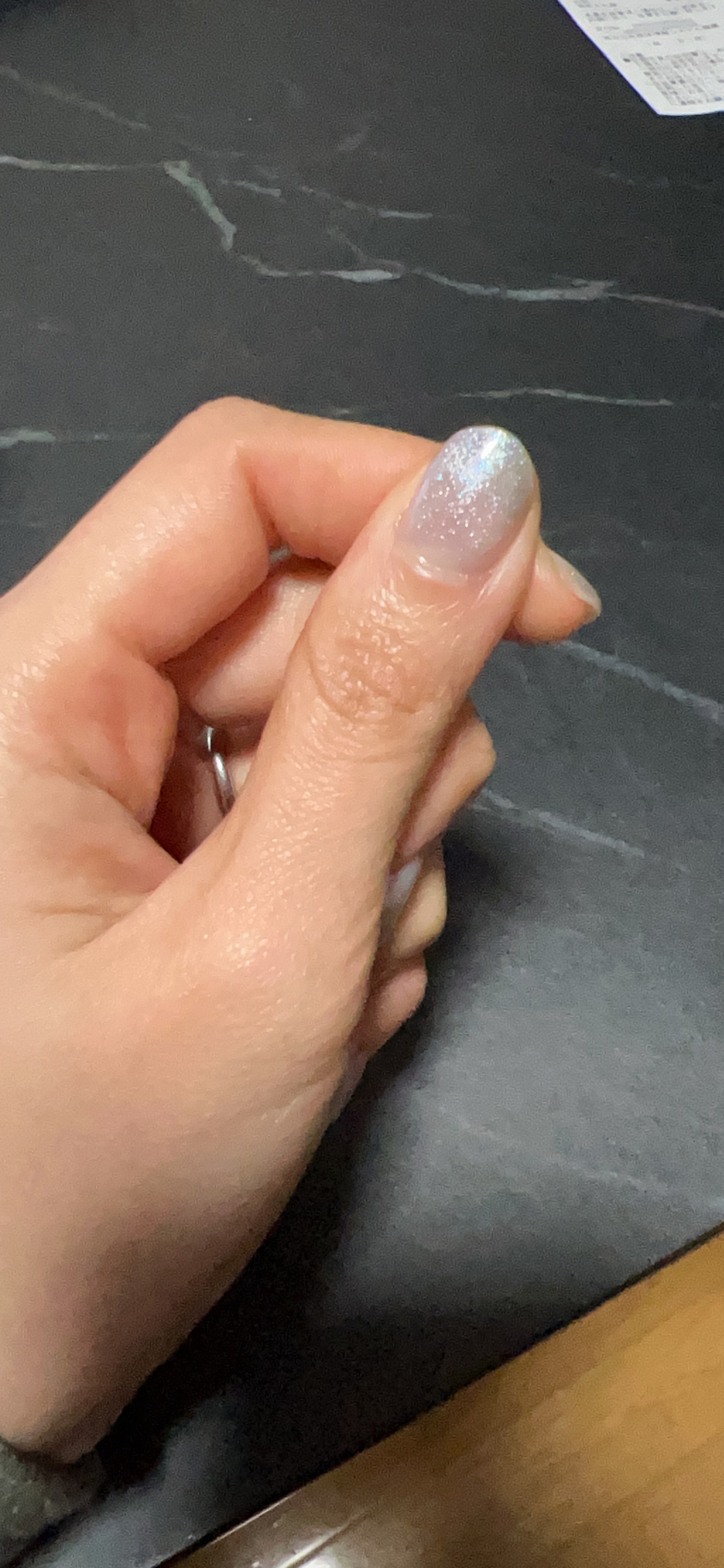 マグネットジェル 01ムーン（ギャラクシーシリーズ）/NAILTOWN/ジェルネイルを使ったクチコミ（1枚目）