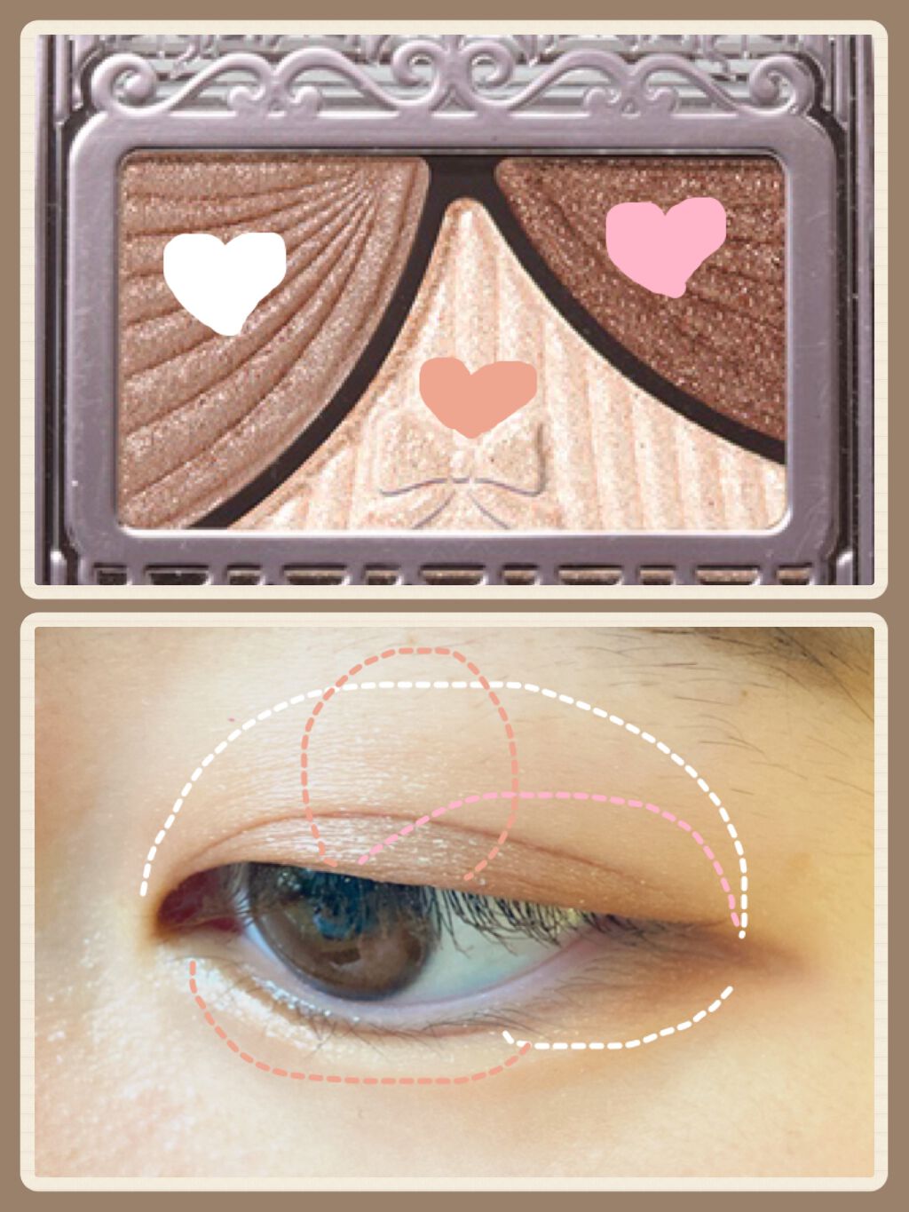 ジューシーピュアアイズ/キャンメイク/アイシャドウパレットを使ったクチコミ(3枚目)