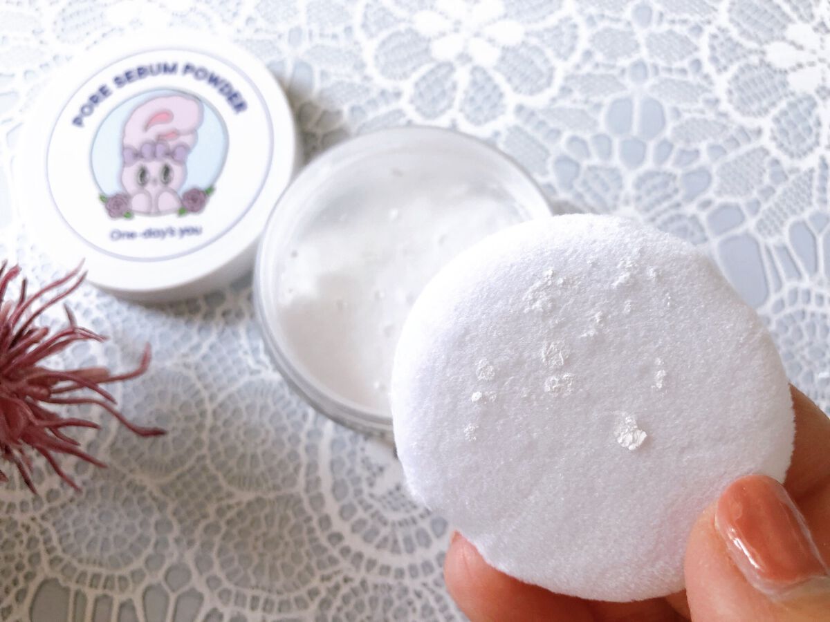 ポアセバムパウダー/One-day's you/ルースパウダーを使ったクチコミ（3枚目）