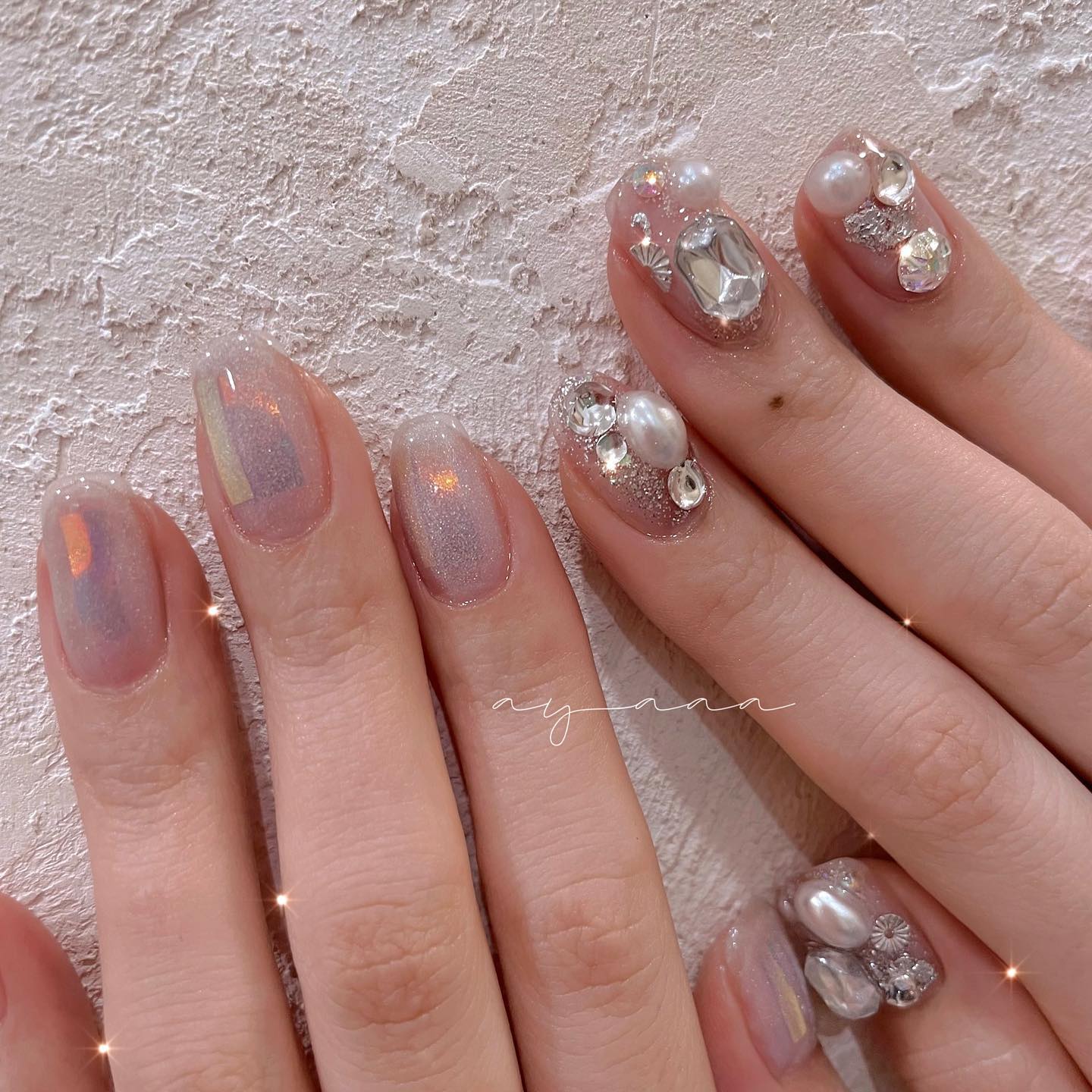 #クリスマスネイルのネイルデザイン