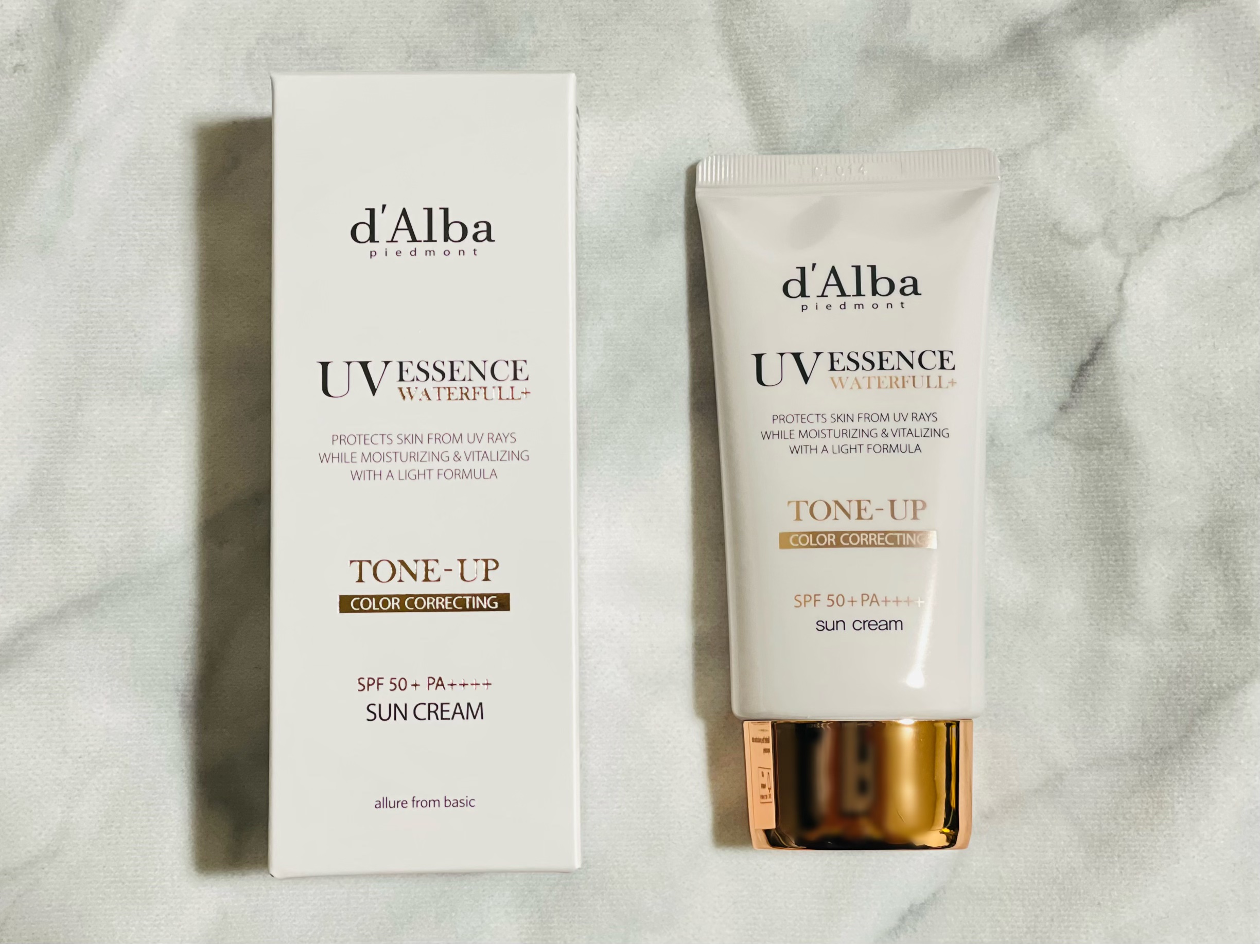 ウォータフルトーンアップサンクリーム/ダルバ/日焼け止めクリームを使ったクチコミ（1枚目）