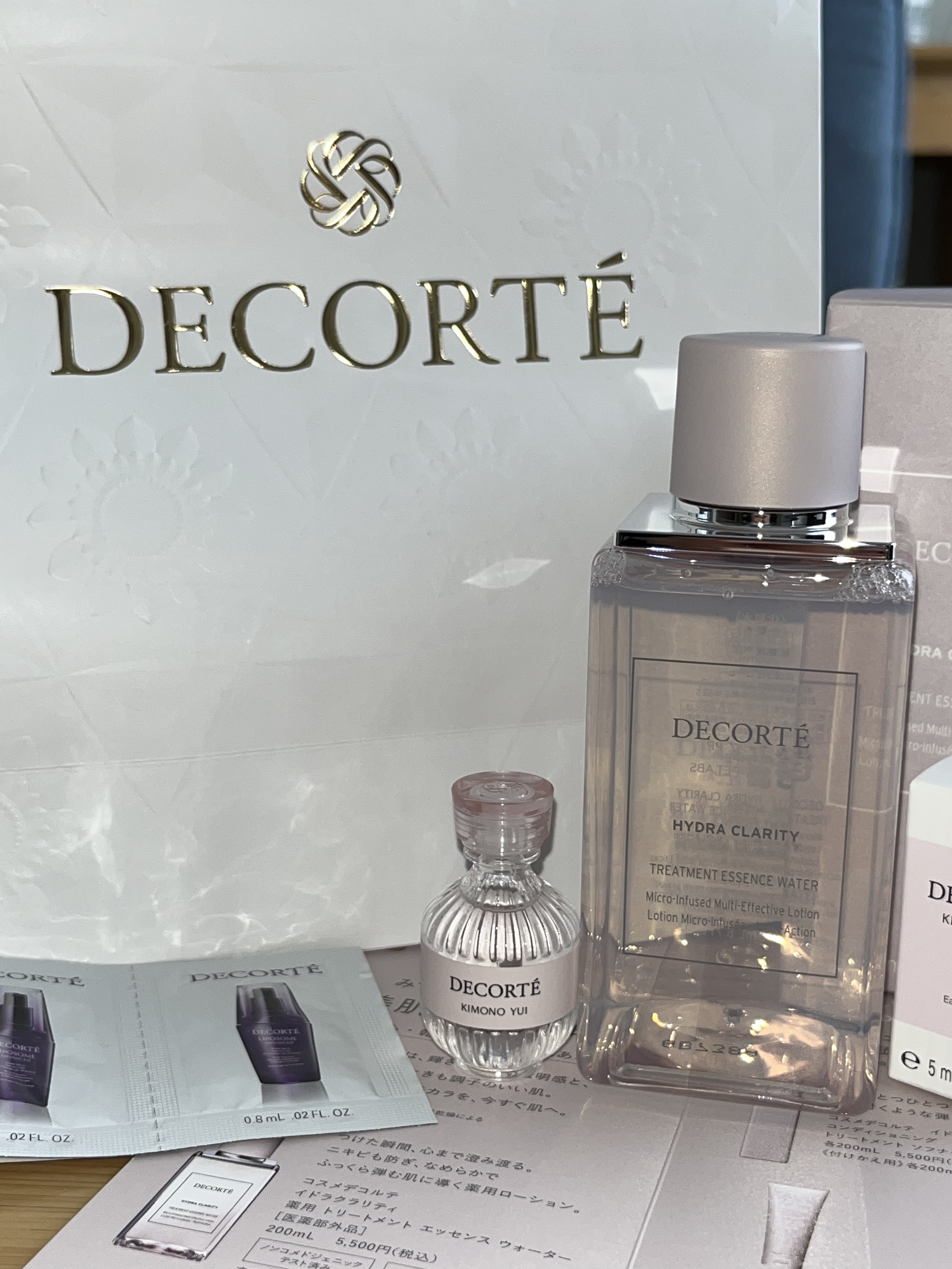 キモノ　ユイ　オードトワレ 限定ミニボトル/DECORTÉ/香水(レディース)を使ったクチコミ（1枚目）