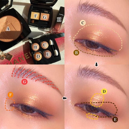 レ キャトル オンブル/CHANEL/アイシャドウパレットを使ったクチコミ(6枚目)