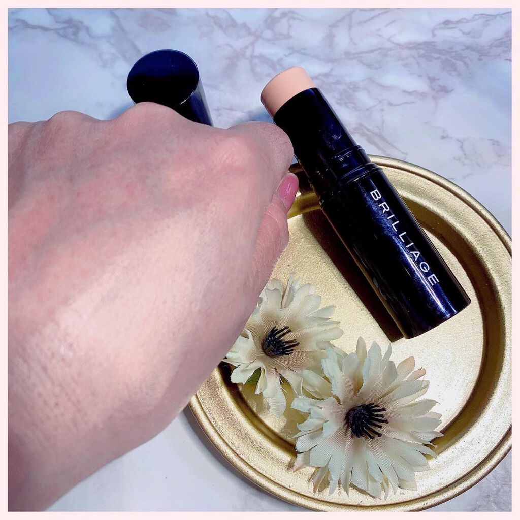 ハイパースティックファンデーション シャイニーグロウ /ブリリアージュ/その他ファンデーションを使ったクチコミ（3枚目）