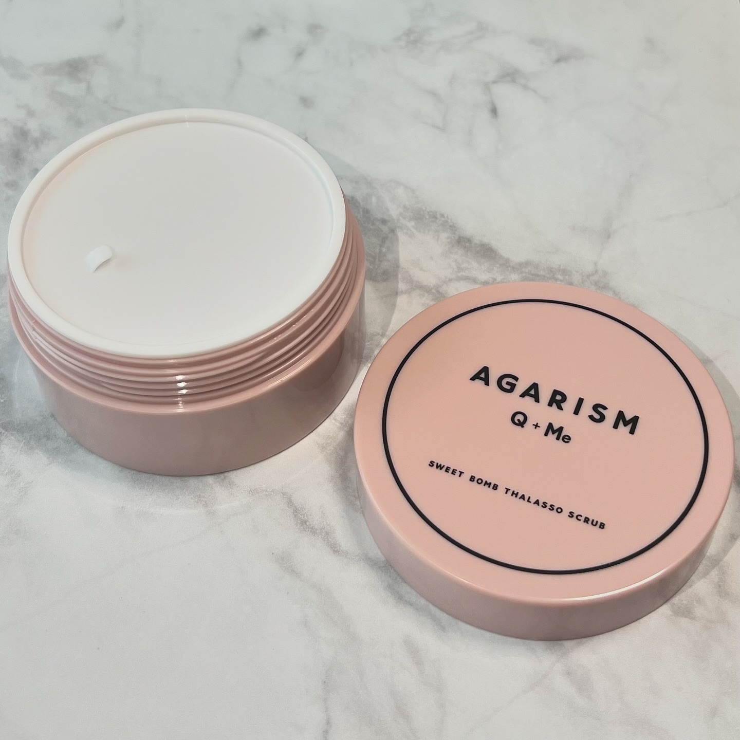 Q+Me スウィート ボム タラソ スクラブ/AGARISM/バストケア・ヒップケアを使ったクチコミ（3枚目）