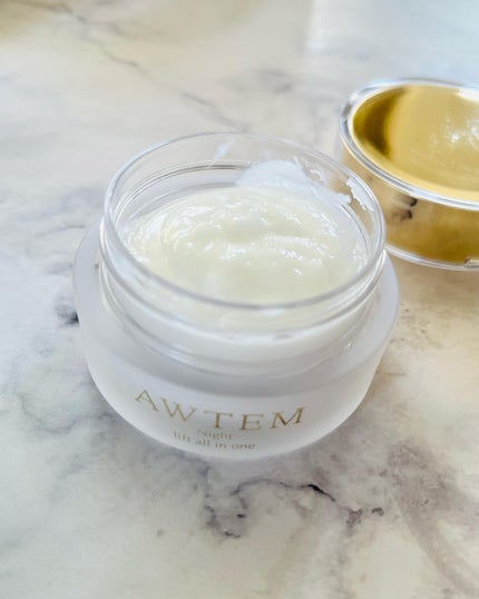 ナイトリフトオールインワン(夜⽤ジェルクリーム)/AWTEM/オールインワン化粧品を使ったクチコミ(7枚目)