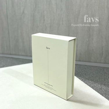 ペプチドハイドレーティングアンプル/favs/美容液を使ったクチコミ（1枚目）