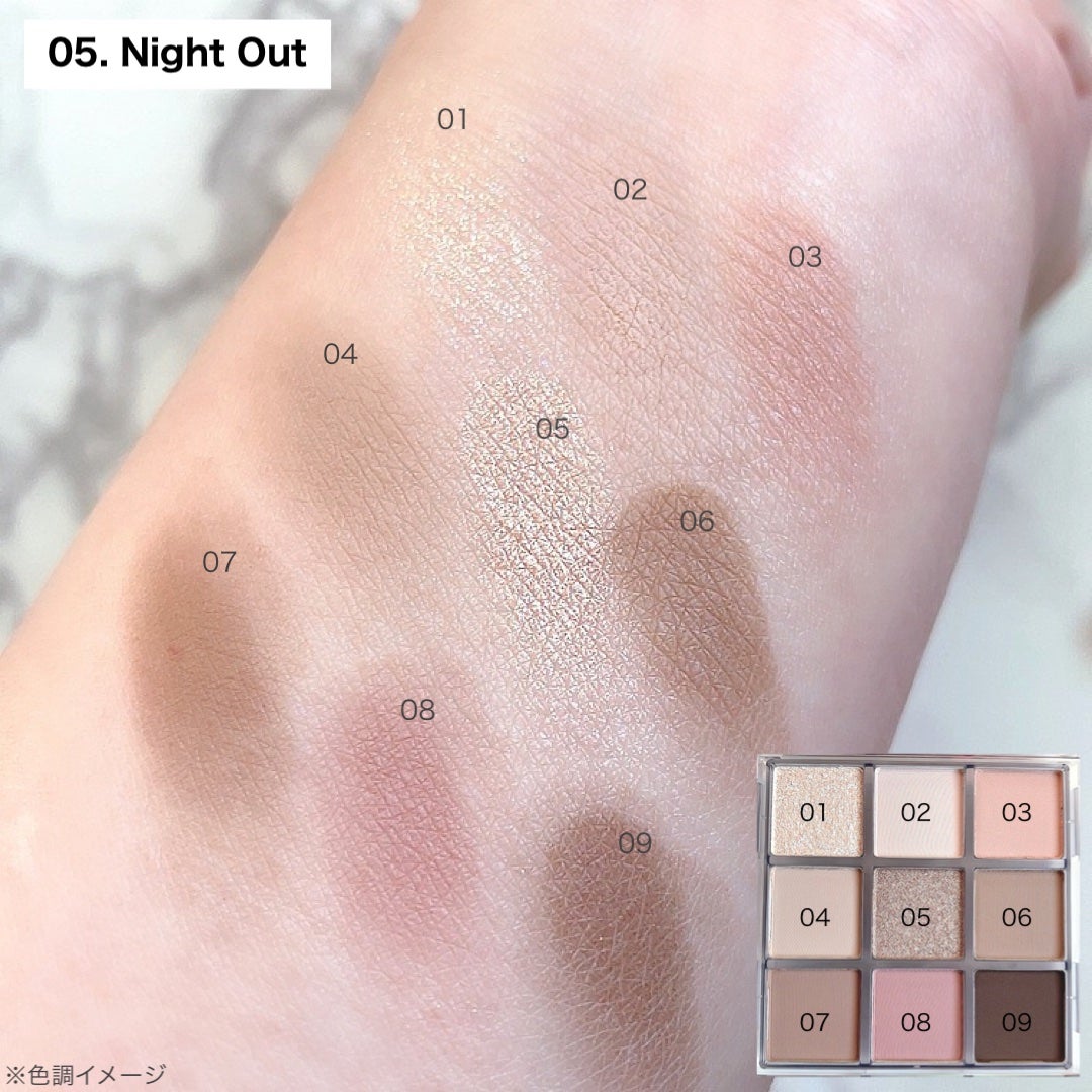 KEYBO FALL IN LOVE SHADOW PALETTE/keybo/アイシャドウパレットを使ったクチコミ(4枚目)
