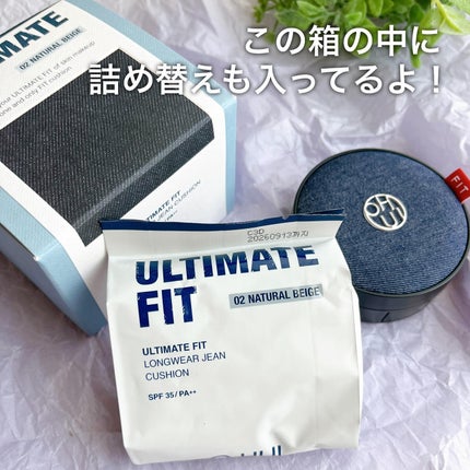 アルティメットフィット ロングウェアデニムクッション/OHUI/クッションファンデーションを使ったクチコミ(7枚目)