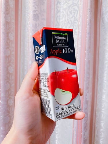 日本コカ・コーラ ミニッツメイド　朝の健康果実　フルーティー・ベジタブルのクチコミ「家族で買い物に行ったとき、知ってる人と知らない人がいたので書いてみます😄🍎

りんごに限らず、.....」（2枚目）