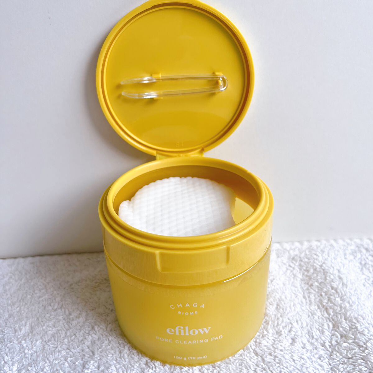 キメケア カバノアナタケバイオーム毛穴パッド/efilow/トナーパッドを使ったクチコミ（2枚目）