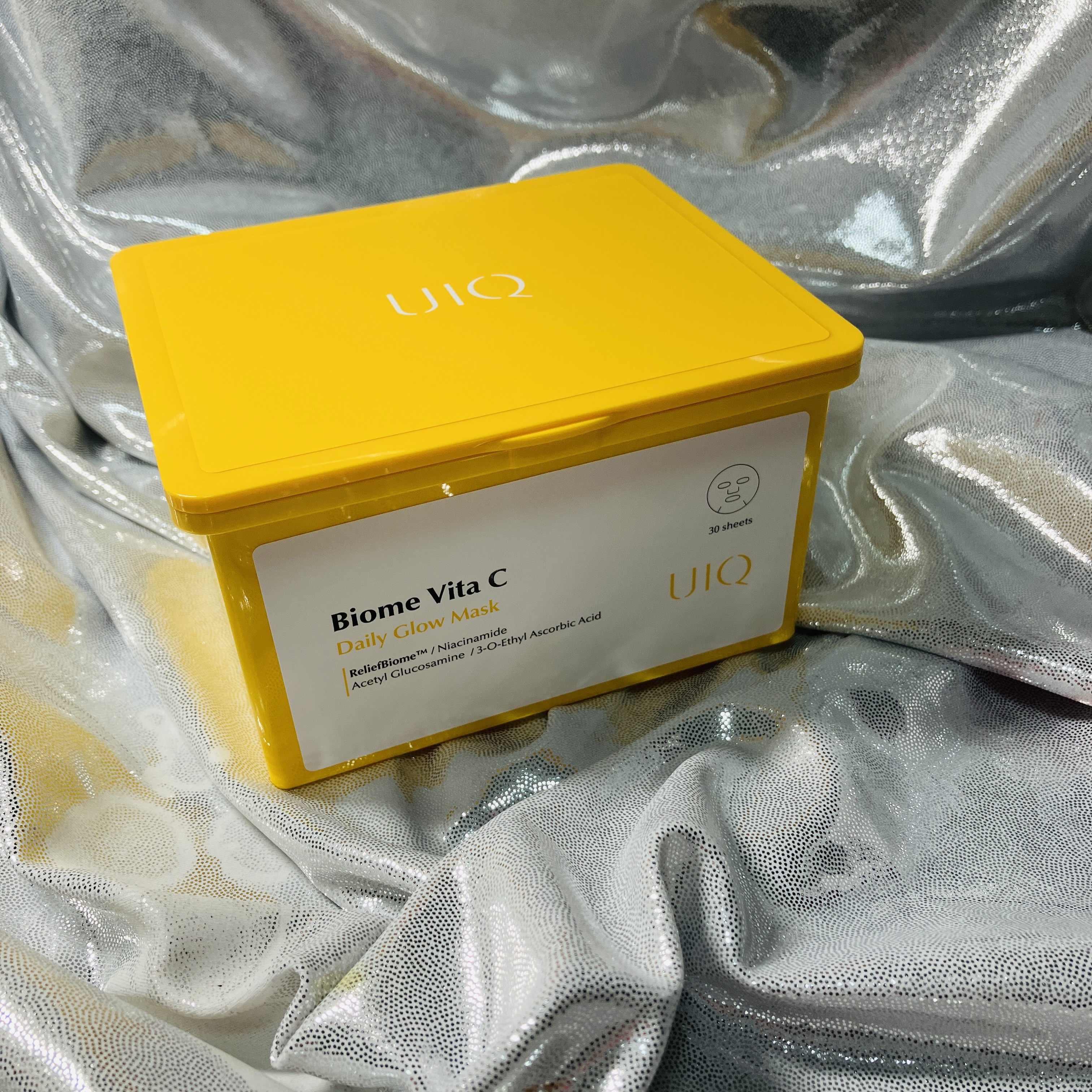 バイオームビタCグローデイリーシートマスク/UIQ/シートマスク・パックを使ったクチコミ（1枚目）