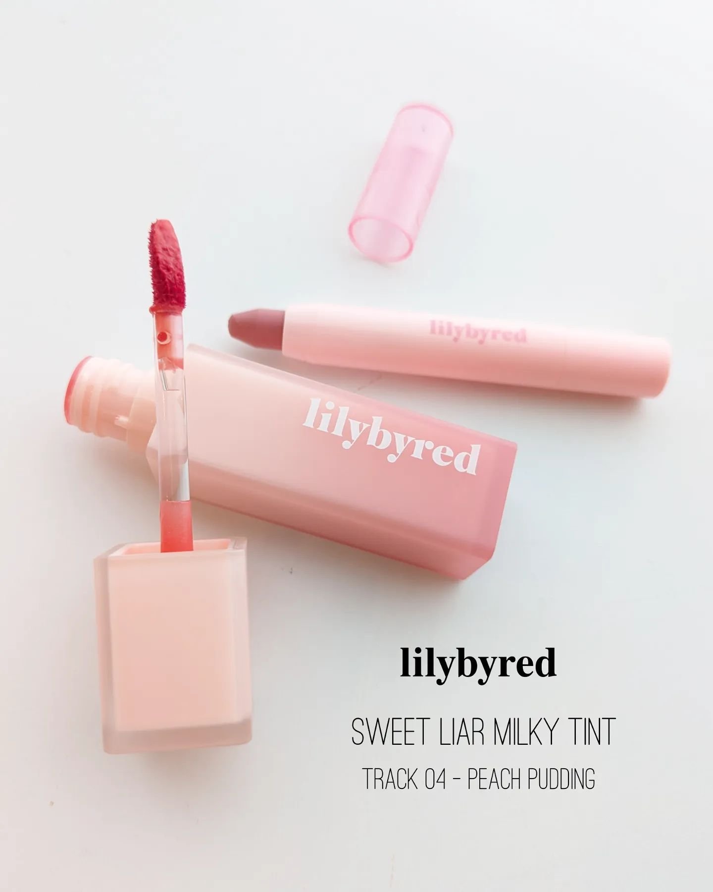 スウィート ライアー ミルキー ティント 04 ピーチプディング(Peach Pudding)/lilybyred/口紅を使ったクチコミ（1枚目）