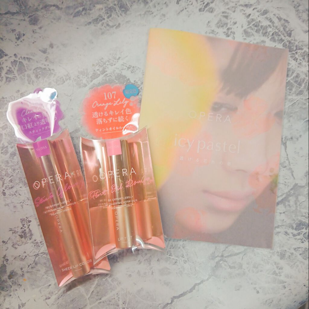 オペラ シアーリップカラー RN/OPERA/リップグロスを使ったクチコミ（2枚目）