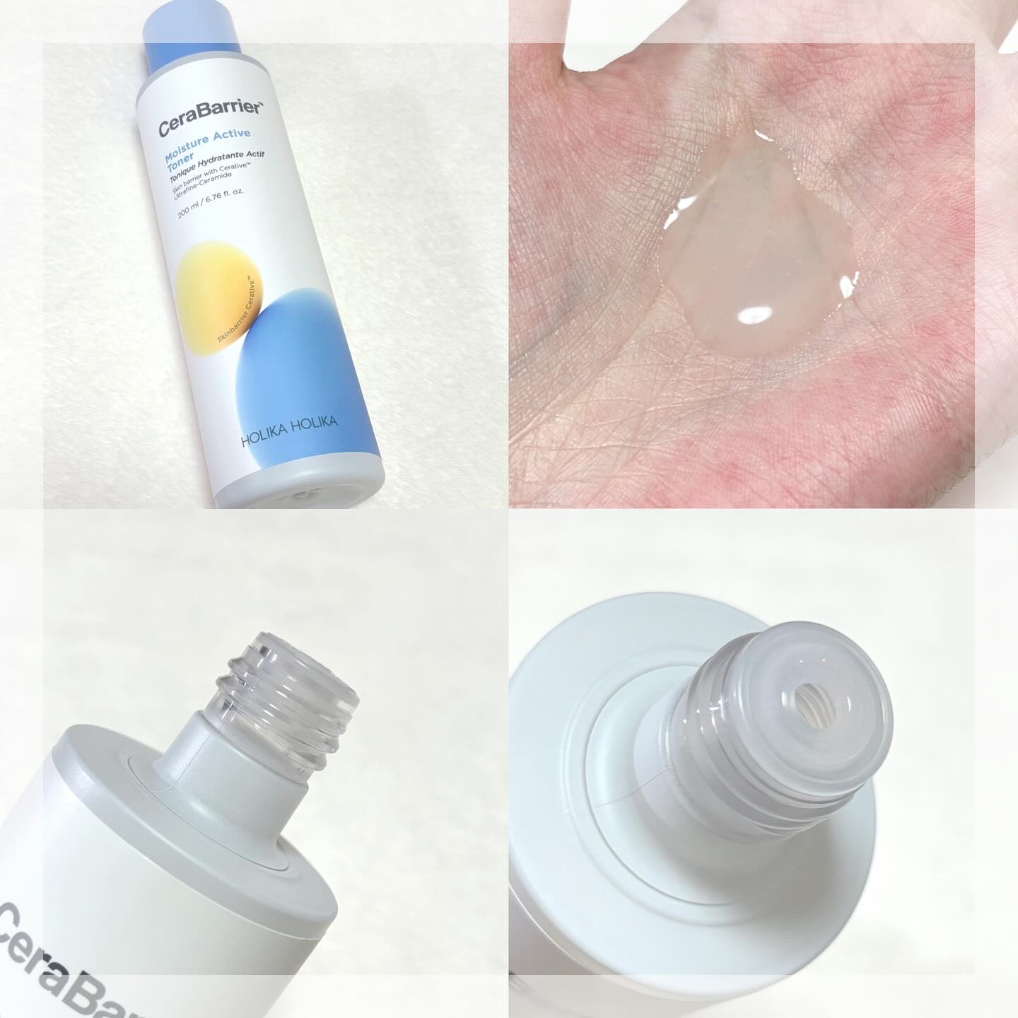 セラバリア　モイスチャーアクティブ　トナー /HOLIKA HOLIKA/化粧水を使ったクチコミ（3枚目）