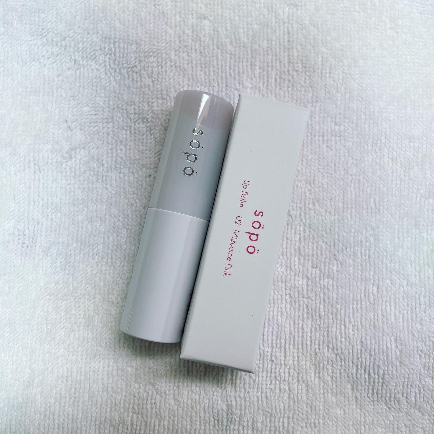 リップバーム 02 みずあめピンク