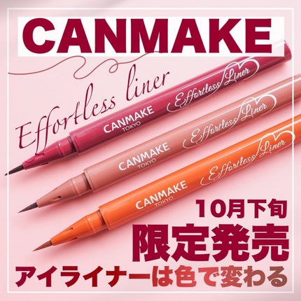 エフォートレスライナー/キャンメイク/リキッドアイライナーを使ったクチコミ(1枚目)