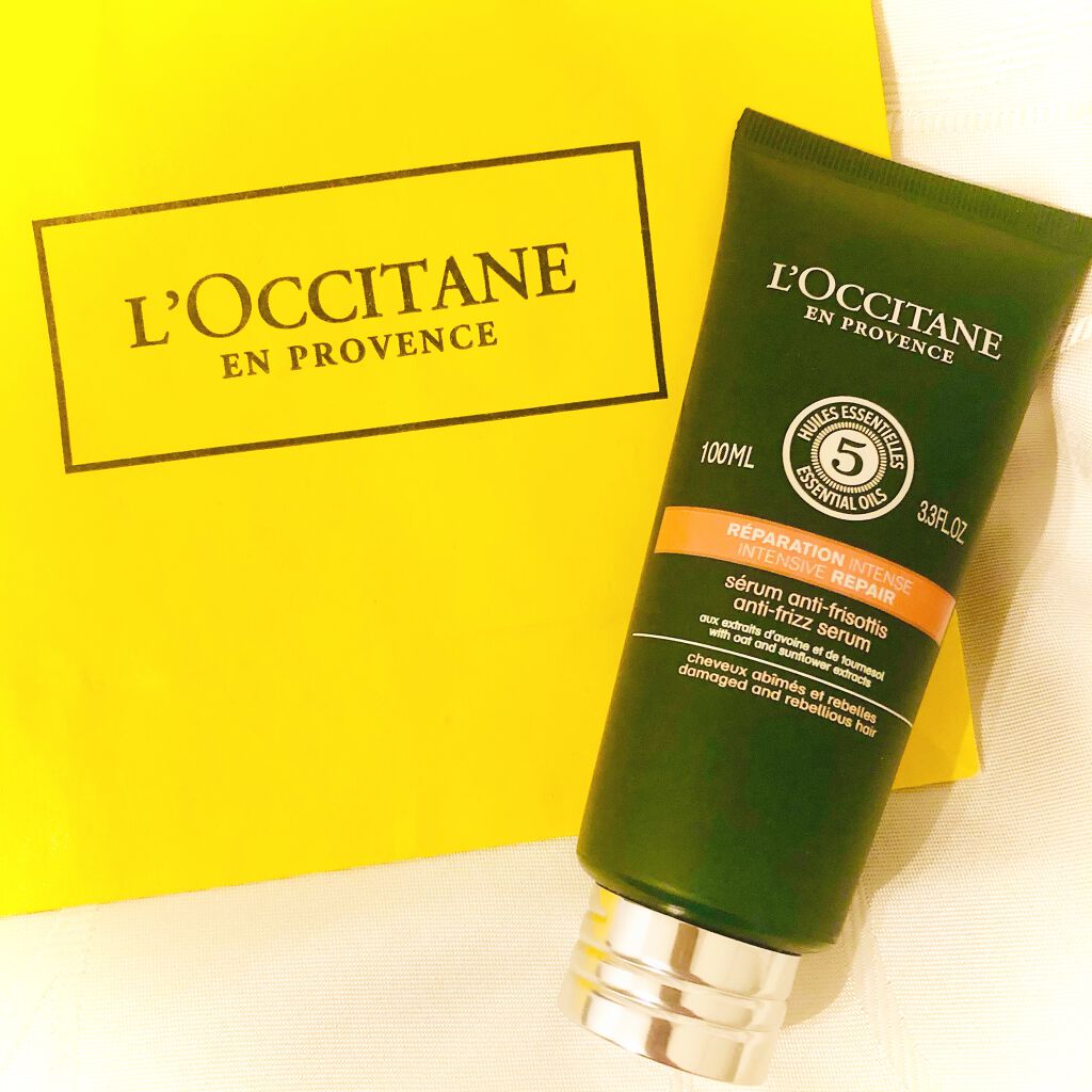 ファイブハーブス リペアリングヘアミルクセラム/L'OCCITANE/ヘアミルクを使ったクチコミ（1枚目）