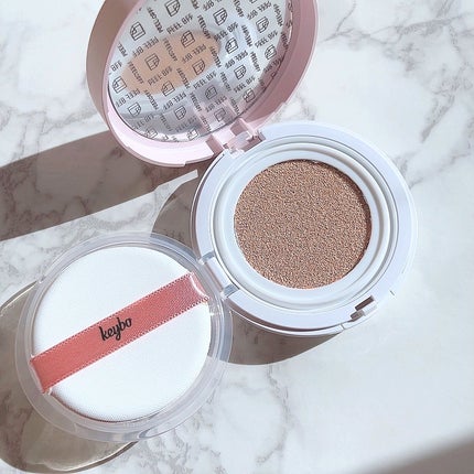 F5 リフレッシュクッション/keybo/クッションファンデーションを使ったクチコミ(10枚目)