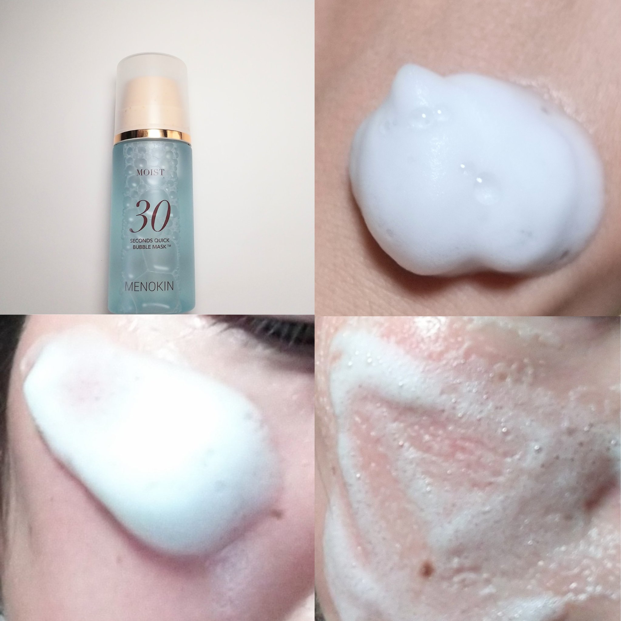 30秒クイックバブルマスク3種セット/MENOKIN/シートマスク・パックを使ったクチコミ（2枚目）