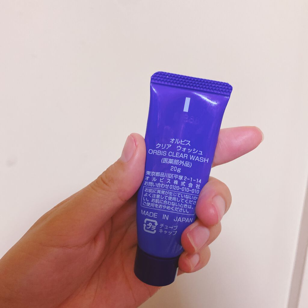 クリアウォッシュ/オルビス/洗顔フォームを使ったクチコミ（2枚目）