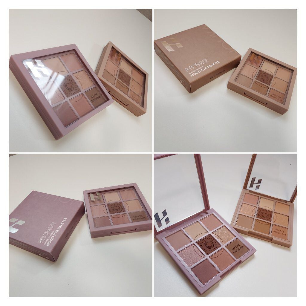 マイフェイブムードアイパレット 9カラー/HOLIKA HOLIKA/アイシャドウパレットを使ったクチコミ(5枚目)