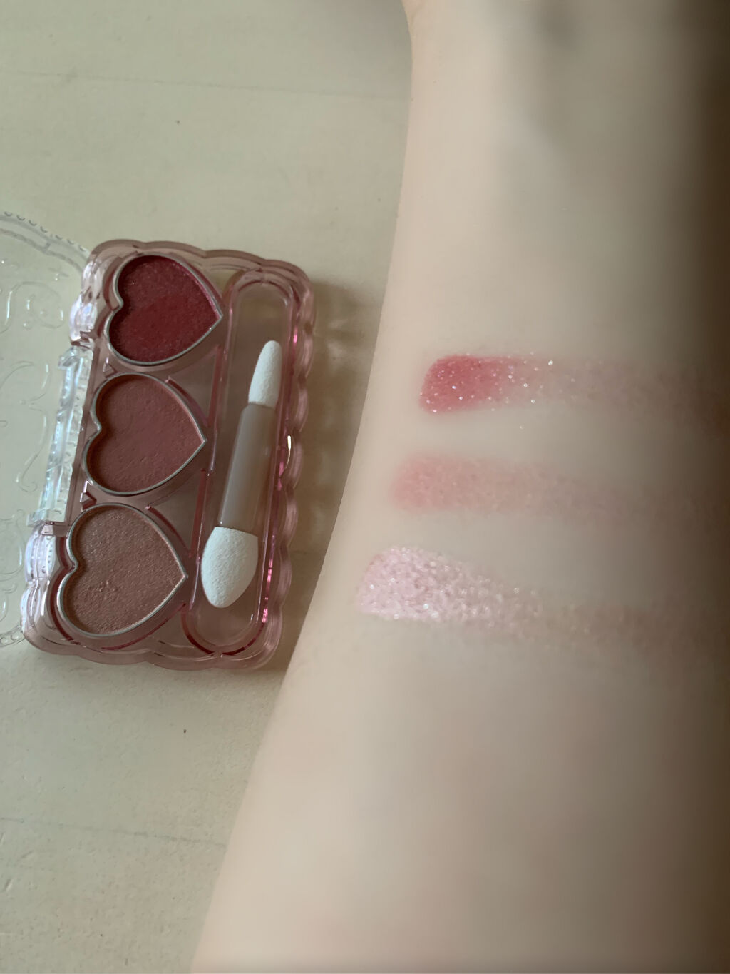 ドーリーフィール アイカラー/フォーチュン/アイシャドウパレットを使ったクチコミ（2枚目）