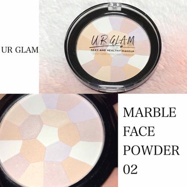 UR GLAM　MARBLE FACE POWDER/U R GLAM/プレストパウダーを使ったクチコミ（1枚目）