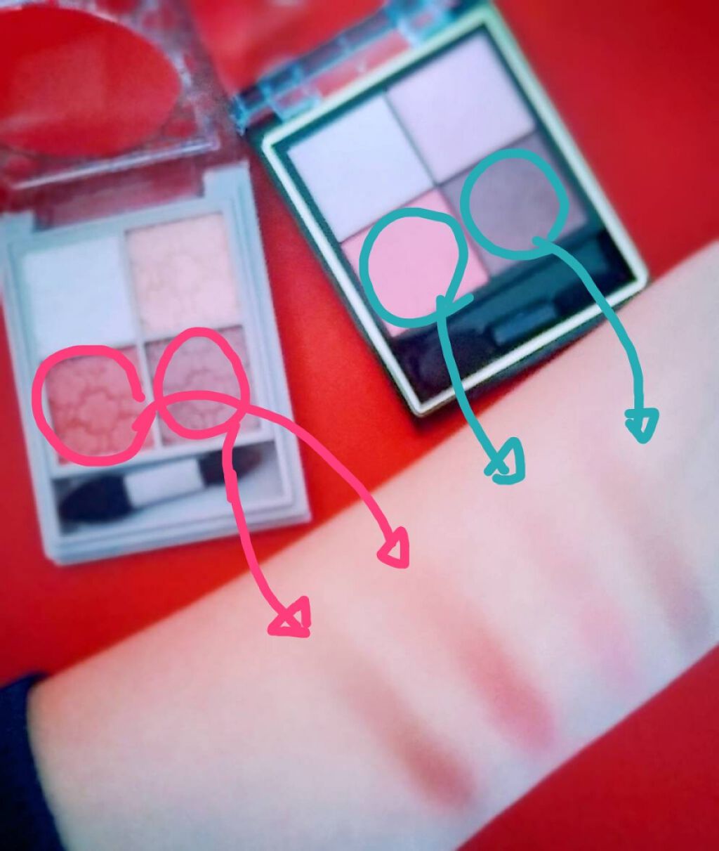 リアルクローズシャドウ/excel/アイシャドウパレットを使ったクチコミ（2枚目）