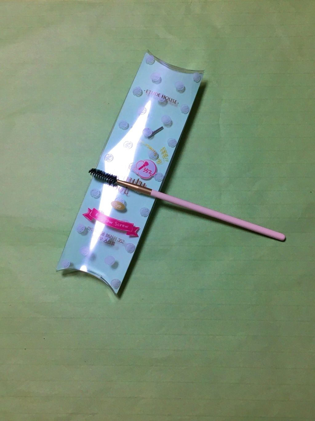 マイビューティーツール352 アイブロウスクリューブラシ/ETUDE/メイクブラシを使ったクチコミ（1枚目）