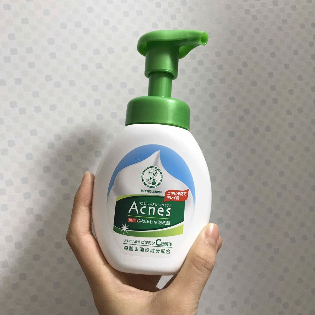 薬用ふわふわな泡洗顔/メンソレータム アクネス/泡洗顔を使ったクチコミ(1枚目)