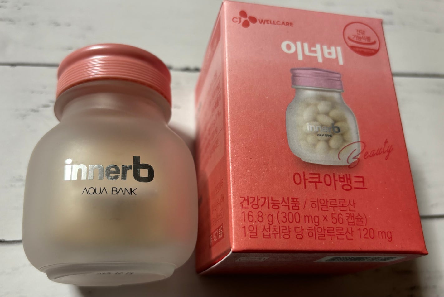 innerB アクアバンク (300mg * 56カプセル)/CJ Wellcare/美容サプリメントを使ったクチコミ(1枚目)