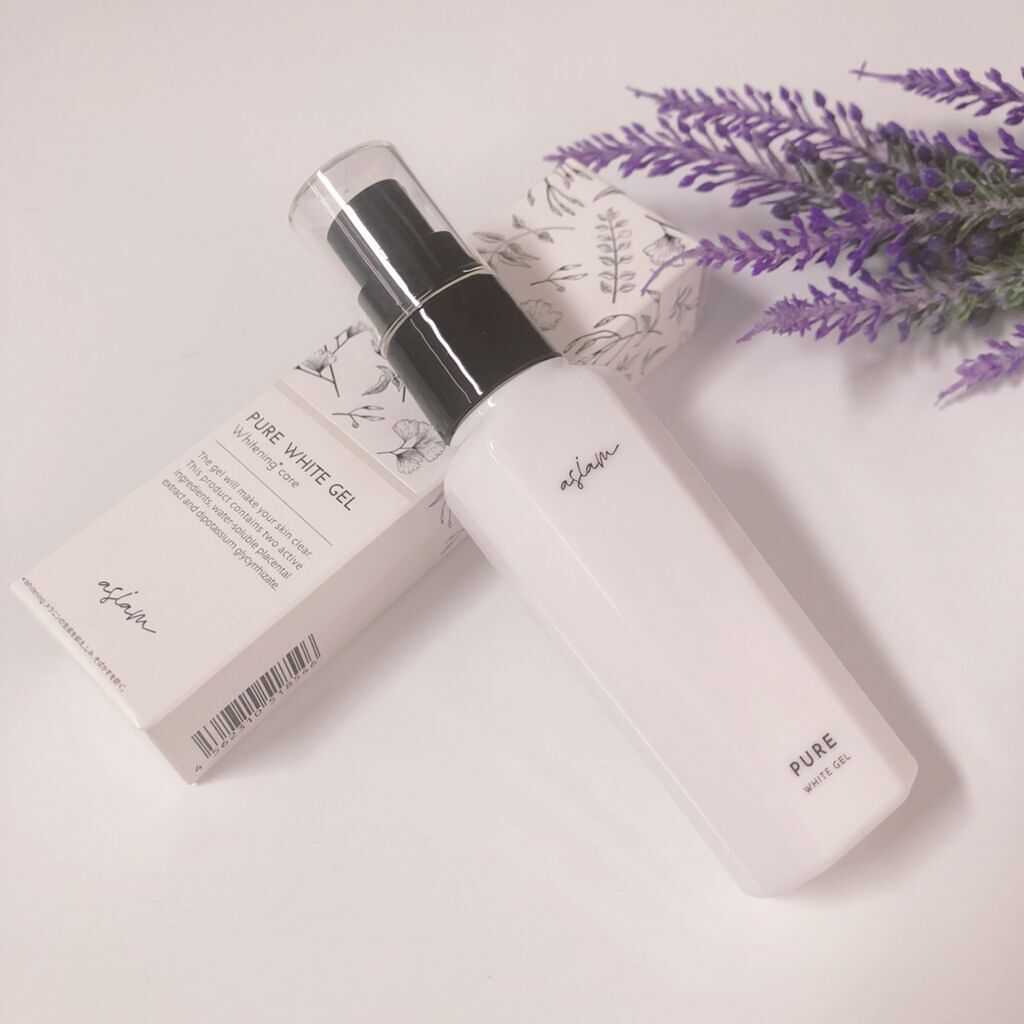 ピュアホワイトジェル/asiam/オールインワン化粧品を使ったクチコミ（2枚目）