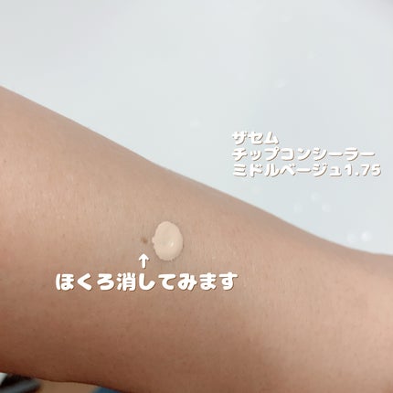 カバーパーフェクション チップコンシーラー/the SAEM/リキッドコンシーラーを使ったクチコミ(3枚目)