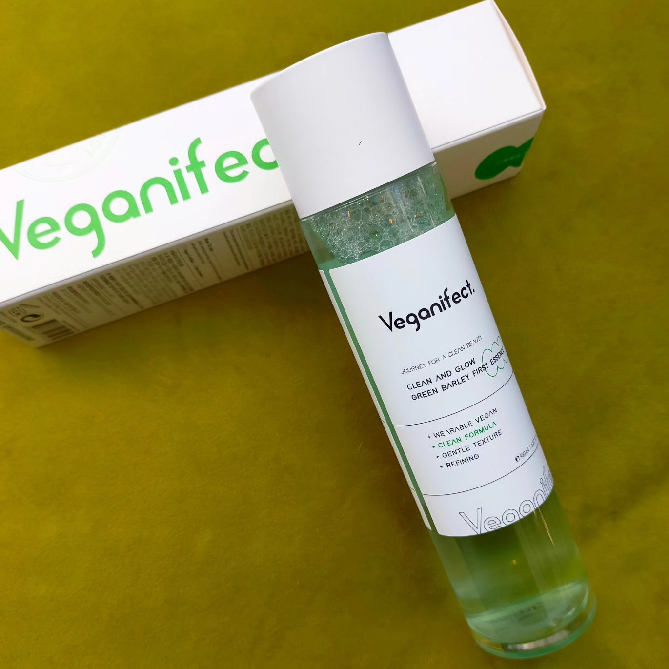 青麦ファーストエッセンス/Veganifect/美容液を使ったクチコミ（3枚目）