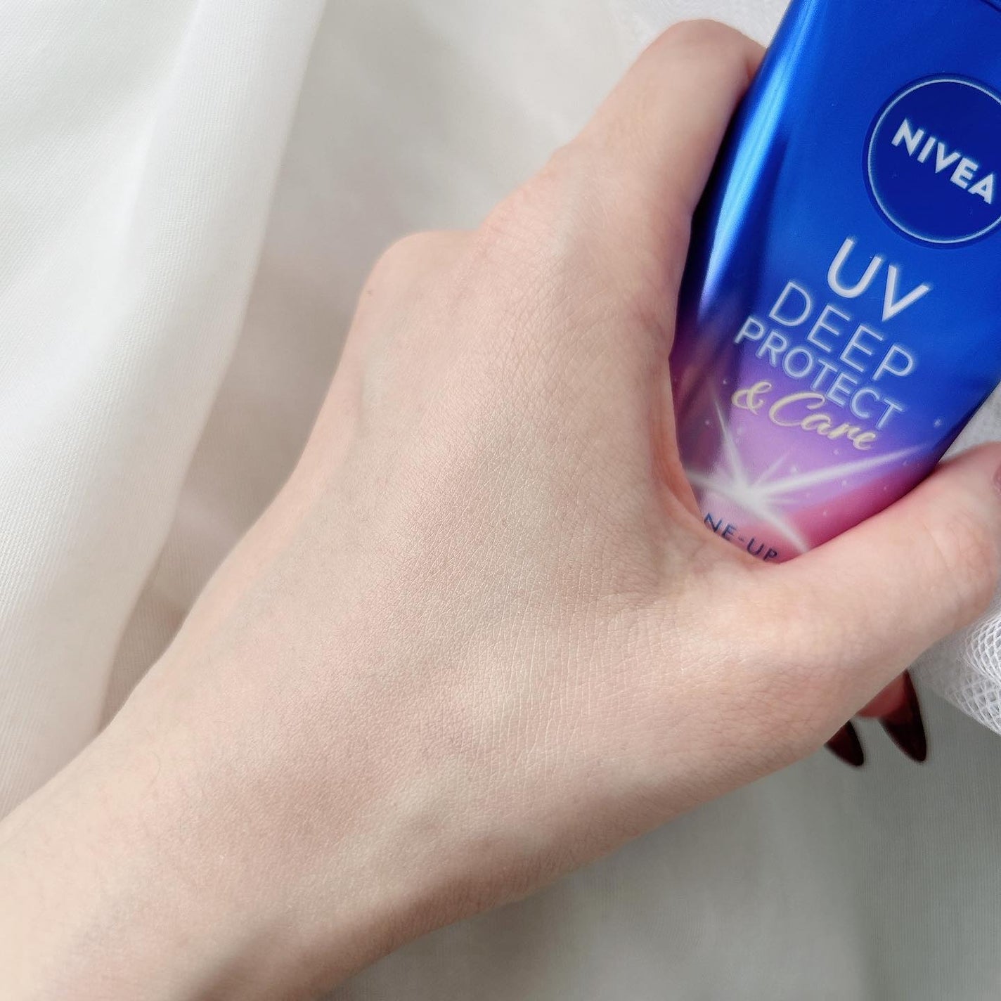 ニベアUV ディープ プロテクト&ケア トーンアップ エッセンス/ニベア/日焼け止めローションを使ったクチコミ(3枚目)