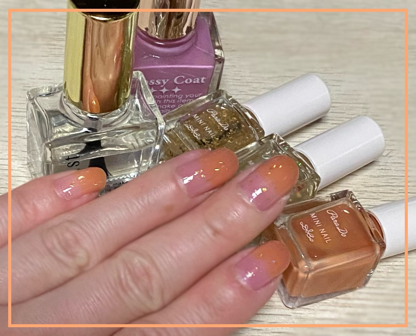 グロッシーコート アイシーピンク【旧】/スキューズミー/オールインワンネイルを使ったクチコミ（1枚目）