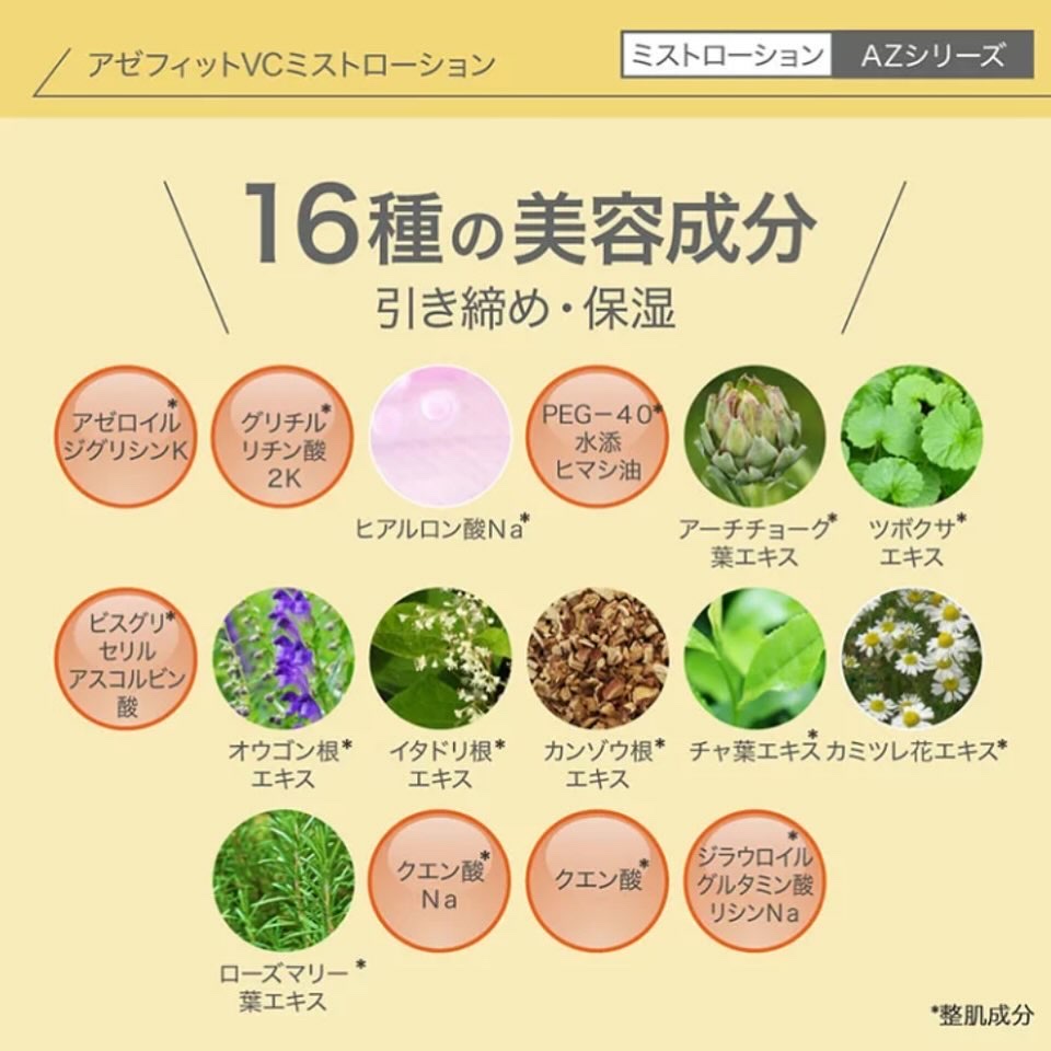 アゼフィットミストローション/NIKI PITA/ミスト状化粧水を使ったクチコミ（3枚目）