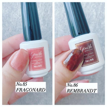 ジーニッシュ/ジーニッシュマニキュア/マニキュアを使ったクチコミ(2枚目)