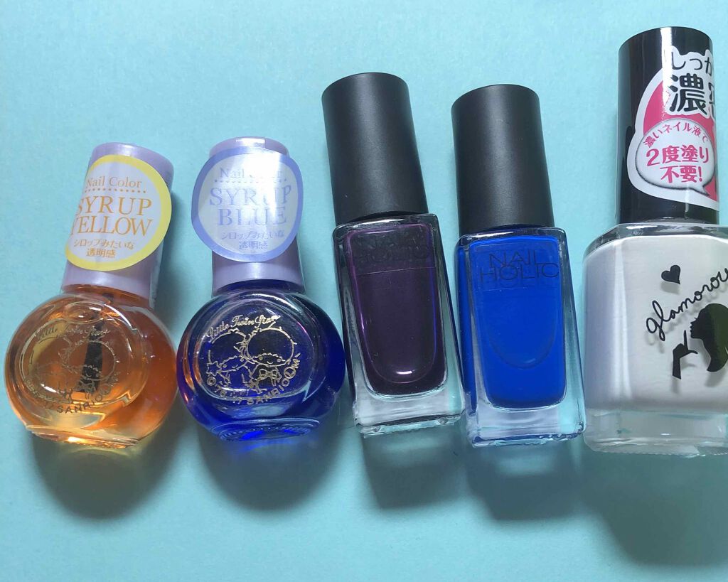 ネイルホリック Vivid color BL908/ネイルホリック/マニキュアを使ったクチコミ（3枚目）