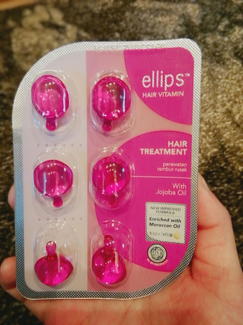 ヘアーオイル【トリートメント】/ellips/ヘアオイルを使ったクチコミ(1枚目)