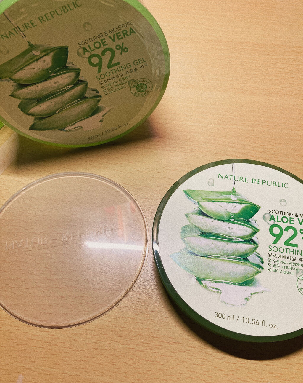 マイルド＆モイスチャーアロエジェル/ネイチャーリパブリック/ボディローションを使ったクチコミ（2枚目）