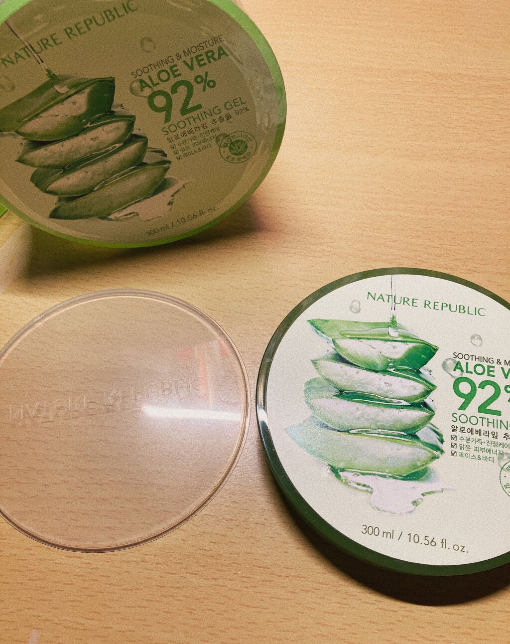 マイルド&モイスチャーアロエジェル/ネイチャーリパブリック/ボディローションを使ったクチコミ(2枚目)