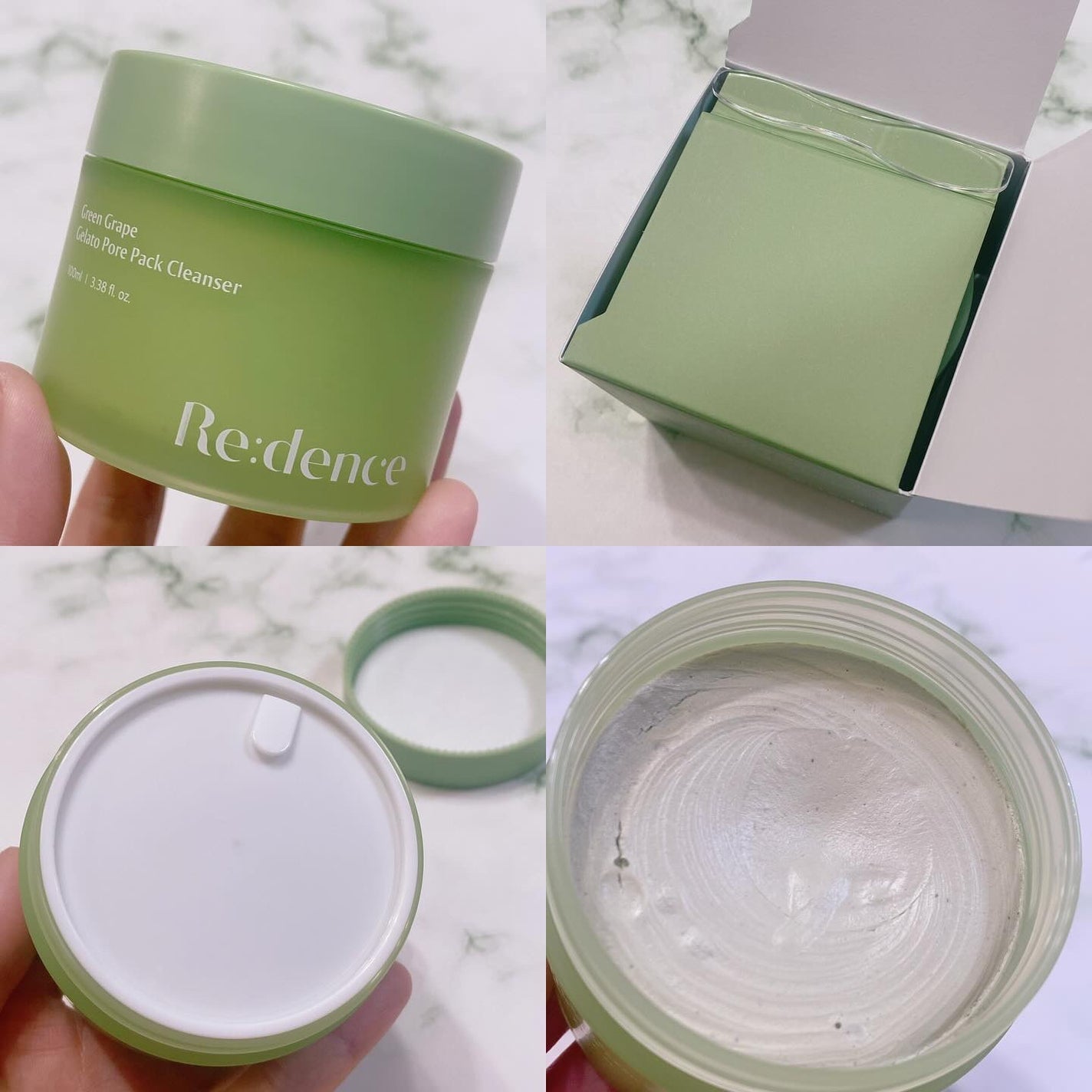 リデンス グレープポアパック&クレンザー/redence/その他洗顔料を使ったクチコミ(2枚目)