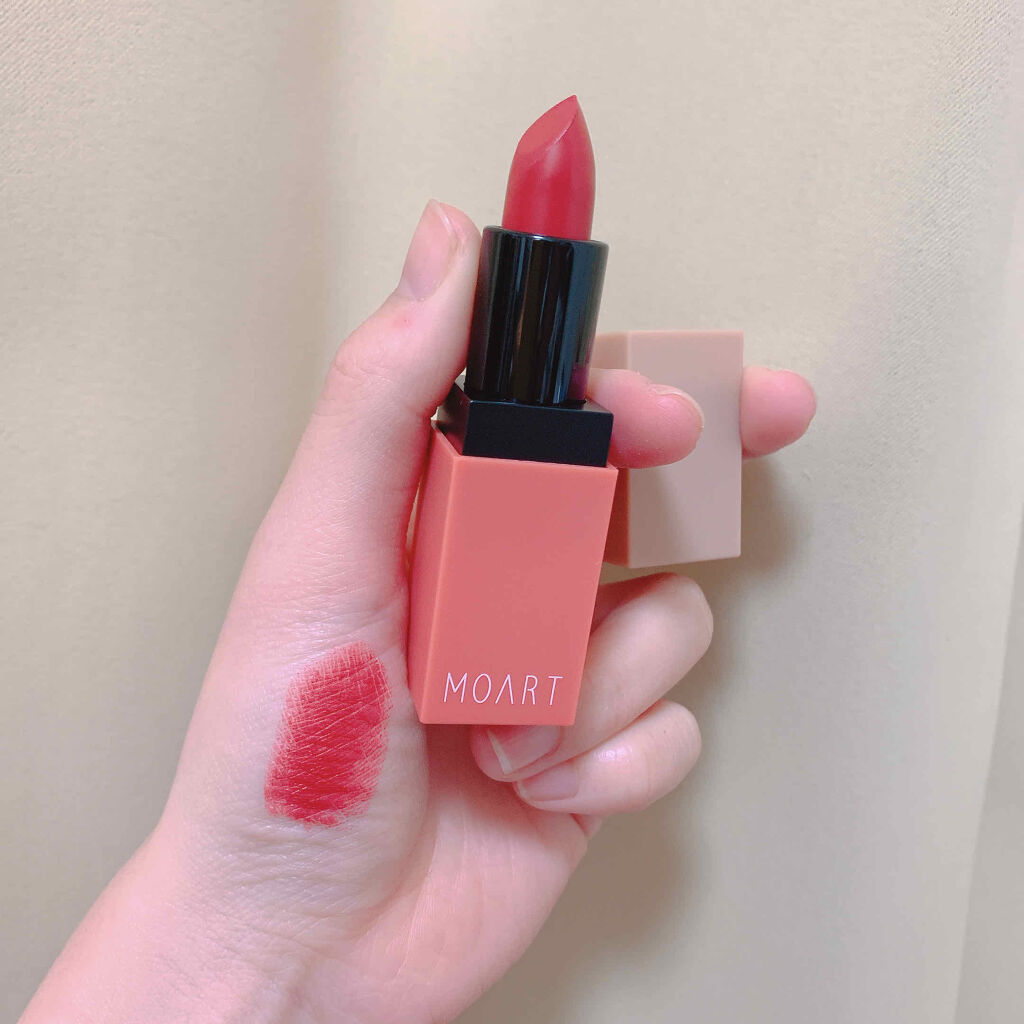 モアート ベルベットリップスティック/MOART/口紅を使ったクチコミ（3枚目）